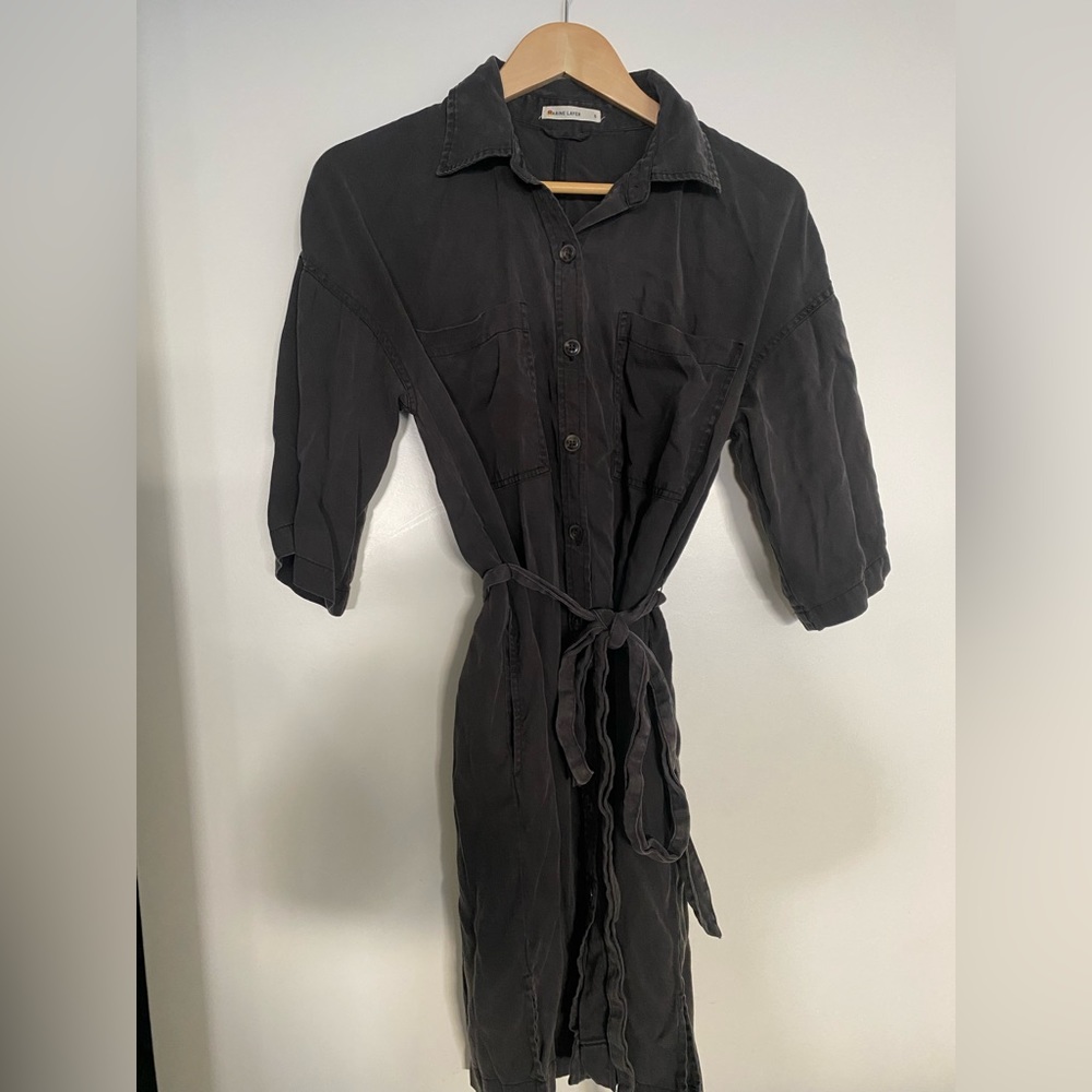 Marine Layer belted shirt dress